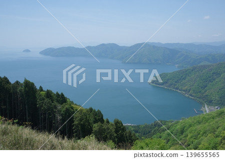 View of Lake Biwa from Shizugatake 139655565