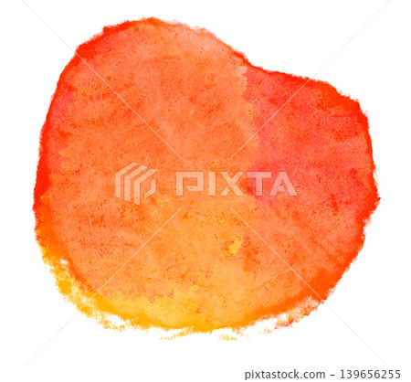 紅色橙色水彩模糊效果 | 手繪抽象紋理背景 紅色橙色水彩模糊效果 | 手繪抽象紋理背景 139656255