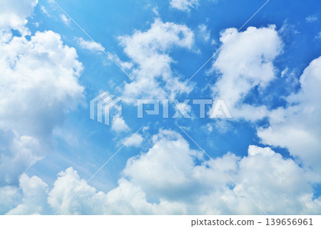 Summer blue sky and clouds Summer blue sky and clouds 139656961