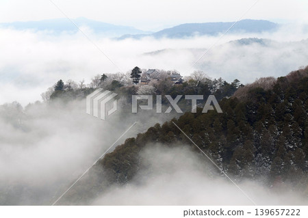 冬日雲海與備中松山城（天空之城）25683 139657222
