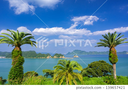 從道之驛南後眺望日南海岸 從道之驛南後眺望日南海岸 139657421