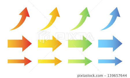 Arrow Variation Set - Gradient Arrow Variation Set - Gradient 139657644
