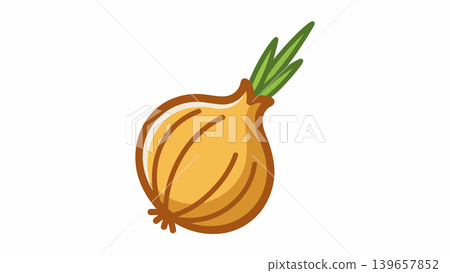 Stylized yellow onion with green sprouts the drawing is simple and modern food icon food illustration vegetable icon food preparation vegetable illustration ingredient culinary agriculture Stylized yellow onion with green sprouts the drawing is simple and modern food icon food illustration vegetable icon food preparation vegetable illustration ingredient culinary agriculture 139657852