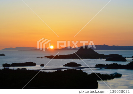 高舞山的日落 高舞山的日落 139658021