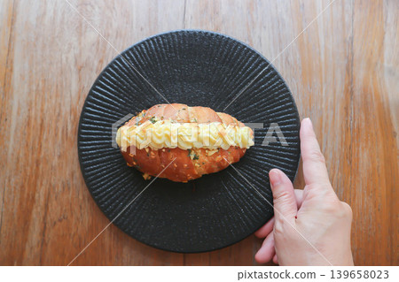 Shio Pan, Salzstangerl bread or Austria bread or Japanese bread or shio pang with cheese or cream cheese shio pan Shio Pan, Salzstangerl bread or Austria bread or Japanese bread or shio pang with cheese or cream cheese shio pan 139658023