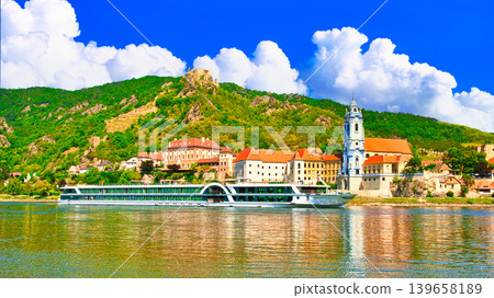 Dürnstein city along the Danube river Dürnstein city along the Danube river 139658189