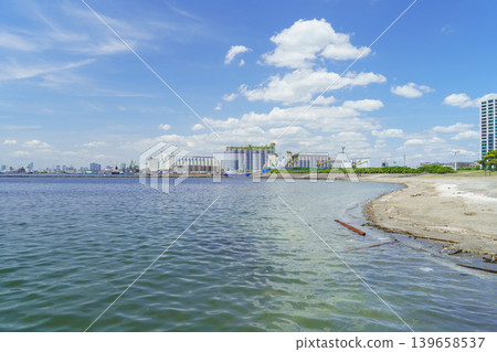 【千葉市,千葉縣】千葉港公園海灘廣場和千葉港 【千葉市,千葉縣】千葉港公園海灘廣場和千葉港 139658537