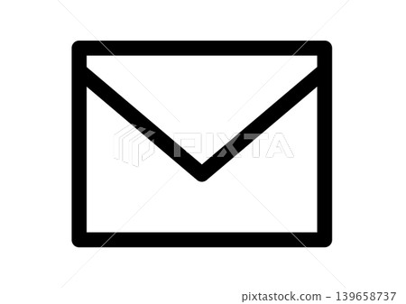 Email icons, black and white, set, multiple, email, business, simple, vector illustration. Email icons, black and white, set, multiple, email, business, simple, vector illustration. 139658737