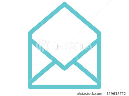 Email Open Icon, Envelope, Email, Color, Simple, Vector Illustration 139658752