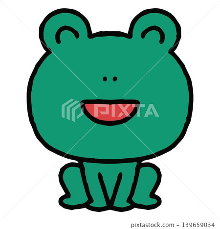 可愛的青蛙圖標,你可以在信件中使用。 可愛的青蛙圖標,你可以在信件中使用。 139659034