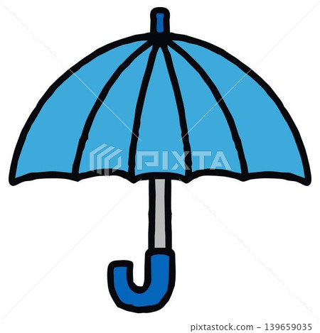 可愛的雨傘圖標,可用於信件中 可愛的雨傘圖標,可用於信件中 139659035