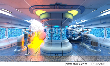 Scenery inside the spacecraft 139659062