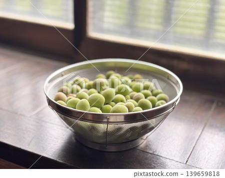 Plum preparation: Fresh plums 139659818