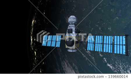 Satellite and Earth Satellite and Earth 139660014