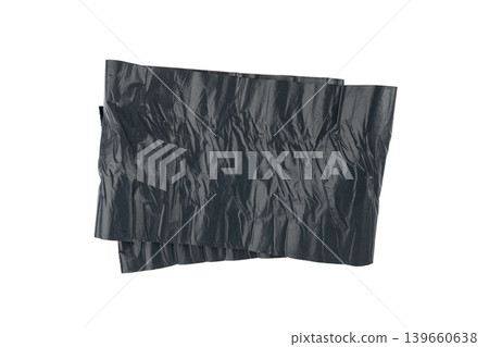 Crumpled Garbage Bag Texture Background, Wrinkled Trash Package Pattern, Used Plastic Bin Bags Mockup Crumpled Garbage Bag Texture Background, Wrinkled Trash Package Pattern, Used Plastic Bin Bags Mockup 139660638