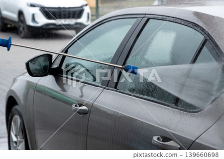 Carwash service, washing car in professional auto service Carwash service, washing car in professional auto service 139660698