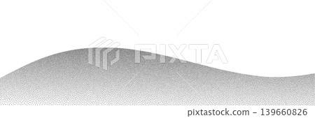 Dot mountain pattern, grain landscape abstract pattern 139660826
