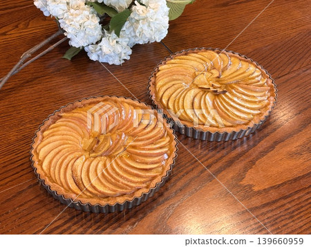 Apple tart (cafe sweets) 139660959