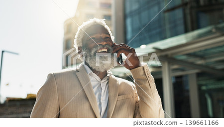 Business, phone call and old man in a city, smile and communication with planning, talking and network. Senior person, employee and outdoor with entrepreneur, cellphone and contact with conversation Business, phone call and old man in a city, smile and communication with planning, talking and network. Senior person, employee and outdoor with entrepreneur, cellphone and contact with conversation 139661166