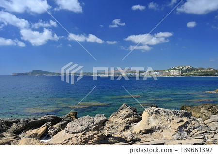 Mediterranean seascape on the island of Rhodes, Greece. Mediterranean seascape on the island of Rhodes, Greece. 139661392