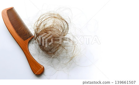 Glass jar of honey with wooden honey dipper on white background 139661507