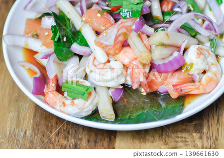 shrimp and salmon salad or spicy salad or spicy shrimp salad or salmon salad shrimp and salmon salad or spicy salad or spicy shrimp salad or salmon salad 139661630