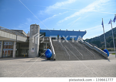 [Beppu City, Oita Prefecture] Main entrance view of Oita Marine Palace Aquarium "Umitamago" 139661777