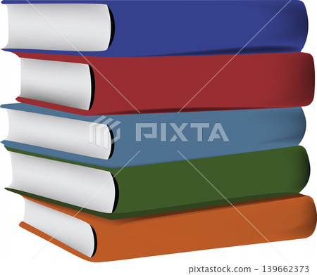 stack of colorful books for the library-stack of colorful books for the library- stack of colorful books for the library-stack of colorful books for the library- 139662373