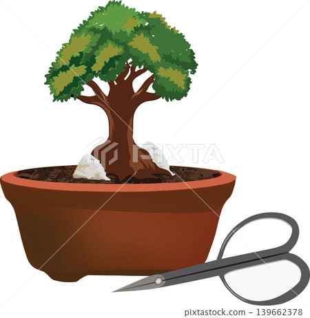 Bonsai cultivation and care of terracotta potted plants- Bonsai cultivation and care of terracotta potted plants- 139662378