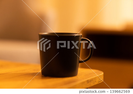 a delicious morning coffee in a mug 139662569