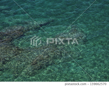 seascape and rocks on a sunny summer day 139662570