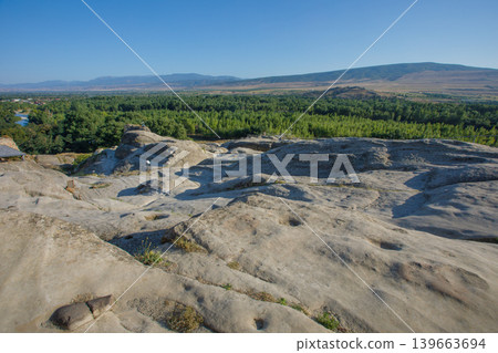 Uplistsikhe ancient rock town in Georgia Uplistsikhe ancient rock town in Georgia 139663694