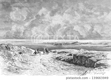 19th-century illustration, Tunisia 19th-century illustration, Tunisia 139663949