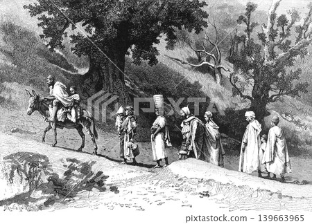 19th-century illustration, Algeria 19th-century illustration, Algeria 139663965