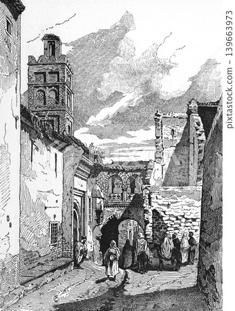19th-century illustration, Algeria 139663973