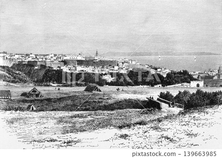 19th-century illustration, Morocco 19th-century illustration, Morocco 139663985