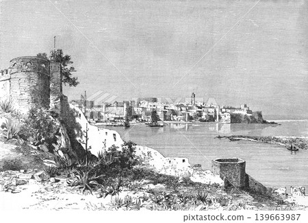 19th-century illustration, Morocco 139663987