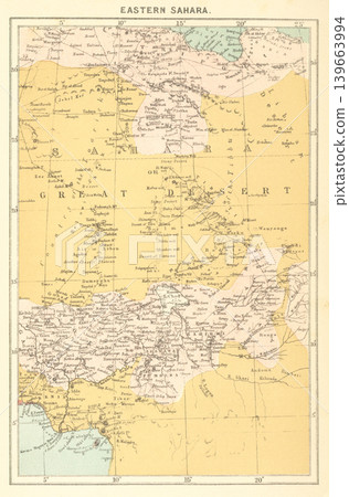 19世紀東撒哈拉地圖 139663994