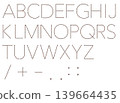 Rusty nail alphabet 139664435