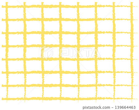 黃色手繪方格背景插圖 黃色手繪方格背景插圖 139664463