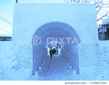 2012年小樽雪光之路雪隧道(原日本國鐵手宮線遺址:北海道小樽市) 2012年小樽雪光之路雪隧道(原日本國鐵手宮線遺址:北海道小樽市) 139665284