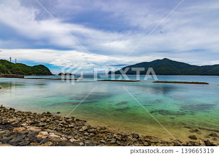 奄美大島田園海灘景色 奄美大島田園海灘景色 139665319