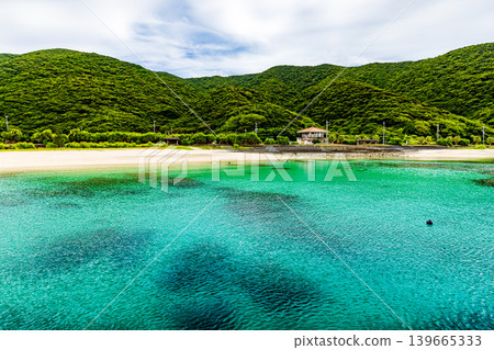 奄美大島田園海灘景色 奄美大島田園海灘景色 139665333