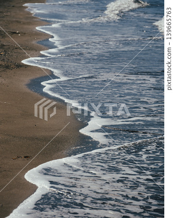 beautiful sea waves on the beach beautiful sea waves on the beach 139665763