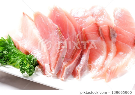Yellowtail sashimi - Delicious, fatty wild yellowtail sashimi Yellowtail sashimi - Delicious, fatty wild yellowtail sashimi 139665900