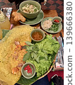Vietnamese pho and banh xeo set Vietnamese pho and banh xeo set 139666380