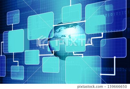 Business flow chart or network on abstract background Business flow chart or network on abstract background 139666650