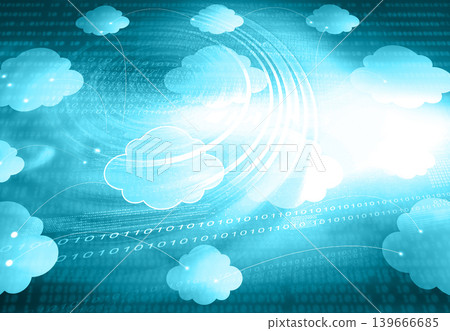 Cloud computing background Cloud computing background 139666685