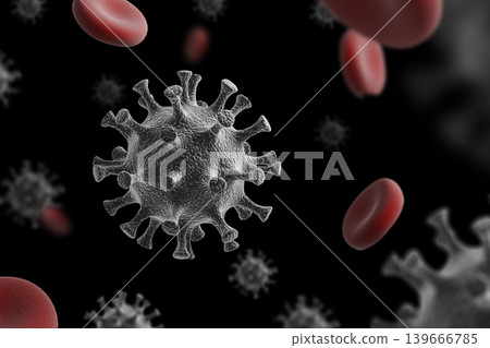 Hantavirus 2026. Andes virus close up Hantavirus 2026. Andes virus close up 139666785