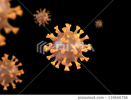 Hantavirus 2026. Andes virus close up Hantavirus 2026. Andes virus close up 139666786